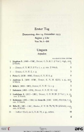 Ungarn (Nr. 1-18)