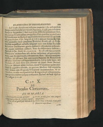 Cap. X. De Peculio Clericorum.