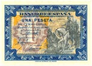 Geldschein, Peseta, 1.6.1940