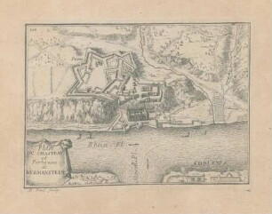 Plan du Chasteau et Forteresse de Hermanstein [= Ehrenbreitstein]