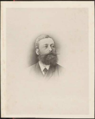 Prinz Wilhelm von Baden (1829 - 1897), Kopfbild.