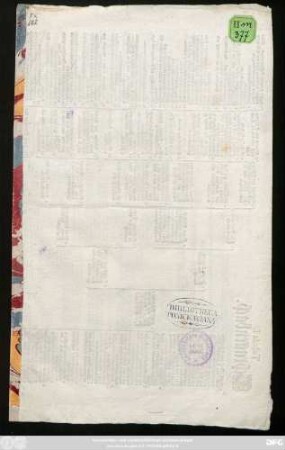Tabula I. Schrattenbach