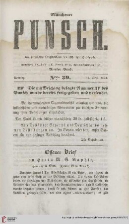 Nro. 39 (14. September 1851)