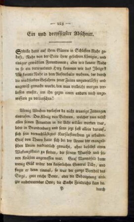 Ein und dreyssigster Abschnitt. - Vierzigster Abschnitt.