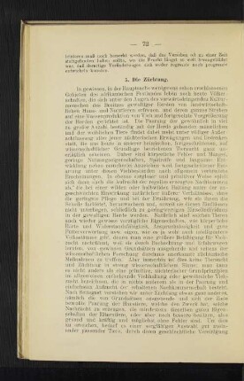 5. Die Züchtung.