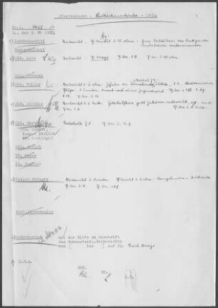 Stuttgart Lutherhaus Teil-Kirchengemeinde: Visitationsbericht mit Pfarrbericht 1956