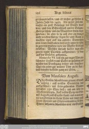 Vom Mausoleo Augusti.