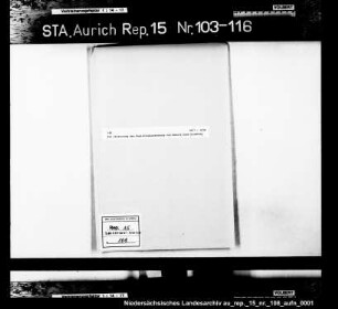 Die Versetzung des Regierungsassessors von Dewitz nach Dramburg