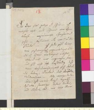 Brief von Kalb, Charlotte Sophie Juliane von an Goethe, Johann Wolfgang von