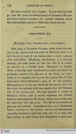 Chapter XI: The same (continued)