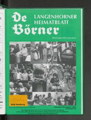 Oktober/November 1994, Nummer 10