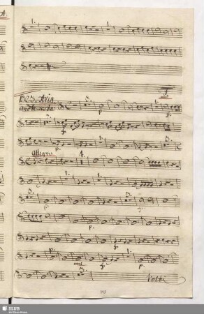 1323. Aria: Perche togliermi lo Sposo / Cimarosa, D.