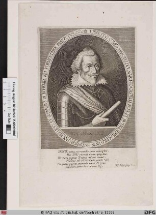 Bildnis (Peter) Ernst Mansfeld (II.) Graf von