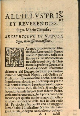 Consolatione de' penitenti : divisa in quattro libri