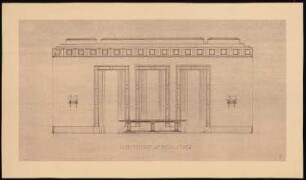 Schloss Posen, Posen Umbau: Arbeitszimmer des »Führers« 1.OG 1:20
