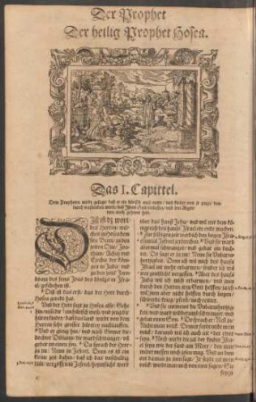 Der heilig Prophet Hosea.