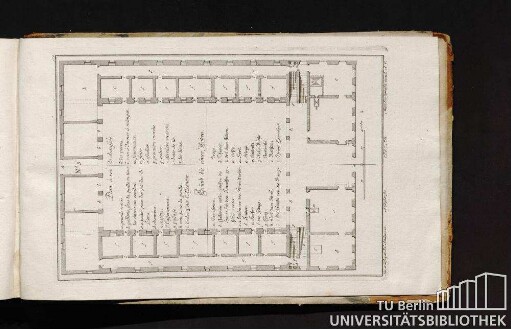 No. 5. Plan à rez de chaussée. Grund zu ebner Erden.