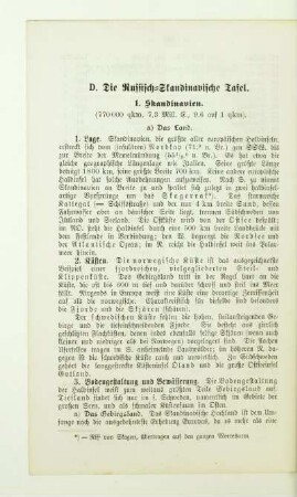 D. Die Russisch-Skandinavische Tafel