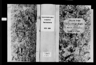 Oberöwisheim, evangelische Gemeinde: Standesbuch 1838-1869