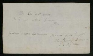Henrich Rump, Göttingen, 27.09.1792