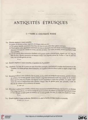 Antiquités Étrusques