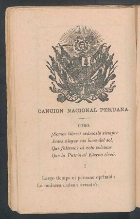 Canción nacional peruana
