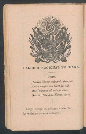 Canción nacional peruana