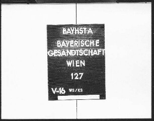 Friedensverhandlungen Österreichs mit der ottomanischen Pforte [= osmanische Regierung]