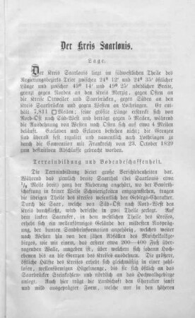 Der Kreis Saarlouis.