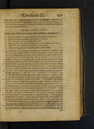 Observatio LXXV. Salario prohibito an liceat ultro oblatum accipere?