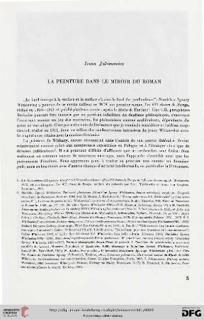 32: La peinture dans le miroir du roman