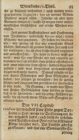 Das VII. Capitul