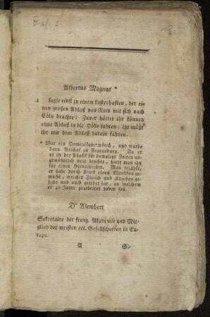 Albertus Magnus. - Herrmann Busch, Professor zu Marburg.