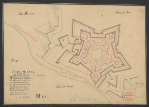 Plan de la Citadelle de Messine