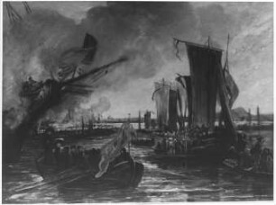 Empfang eines englischen Admirals auf der Reede von Plymouth