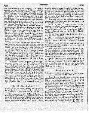 Anfangsgründe der Chemie und Stöchiometrie / von J. W. Döbereiner. - Jena : Cröker, 1819