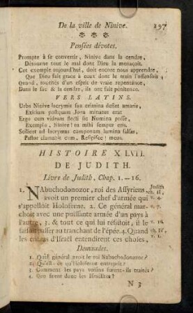 197-202, Histoire XLVII