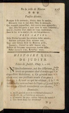 197-202, Histoire XLVII