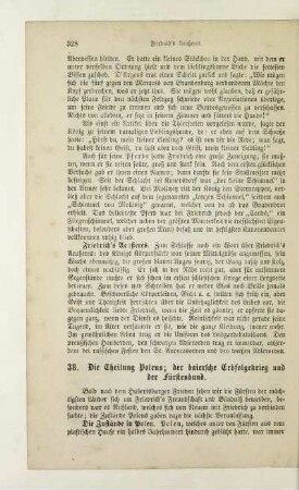 38. Die Theilung Polens; der baierische Erbfolgekrieg und der Fürstenbund