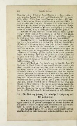 38. Die Theilung Polens; der baierische Erbfolgekrieg und der Fürstenbund