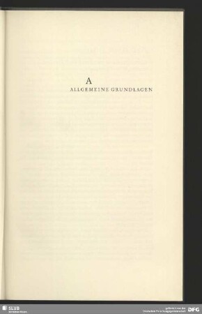 A Allgemeine Grundlagen