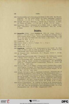 Städte (Nr. 1683-1767)