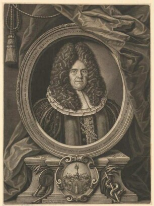 Christof Andreas (II.) Harsdörffer, Duumvir und Pfleger der Klöster St. Klara und Pillenreuth; geb. 26. Februar 1648; gest. 27. Oktober 1712