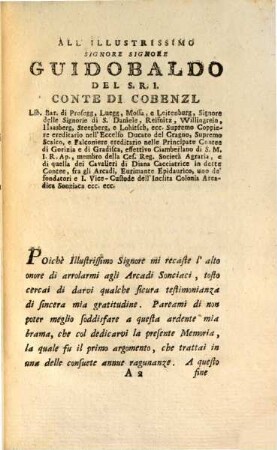 Memoria sopra i crinoni : letta nella medesima il di 20 Gennajo 1782