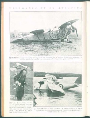 Novedades de la aviación