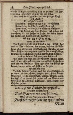 Das sechste Hauptstück