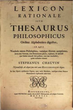 Lexicon philosophicum