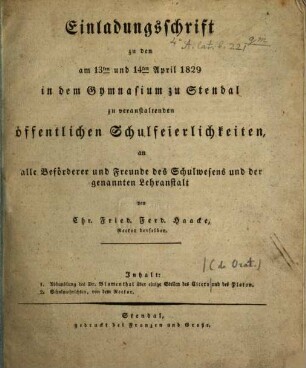 De Ciceronis et Platonis aliquot locis commentatio critica