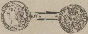 Bildnis von Ludovicus XV., König von Frankreich
