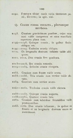 Q. Cranii Forma Insolita
